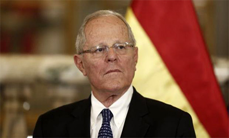El presidente de Perú, Pedro Pablo Kuczynski Más del 50% de los peruanos quieren que el presidente Kuczynski deje su cargo